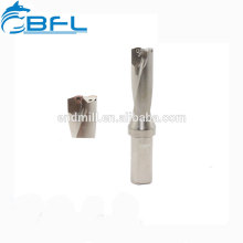 Brocas de flauta BFL 3 / Broca de carburo 3 espiral para cobre